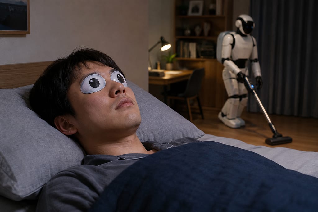 目の上に貼る薄型EEGパッチ型いねむりシールの現代的コンセプト