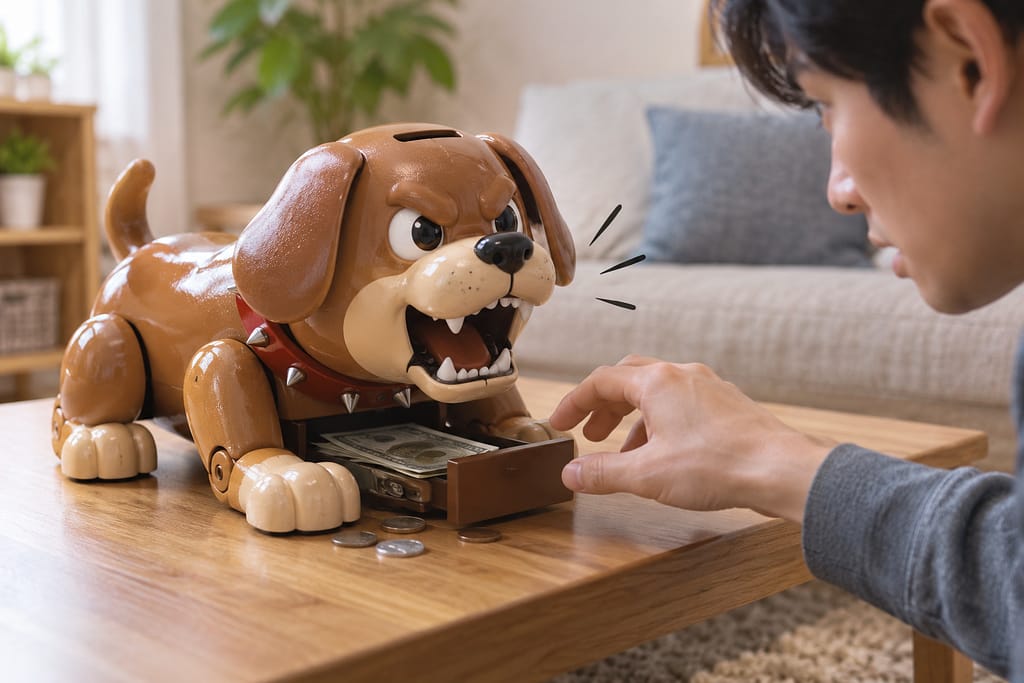 番犬貯金箱