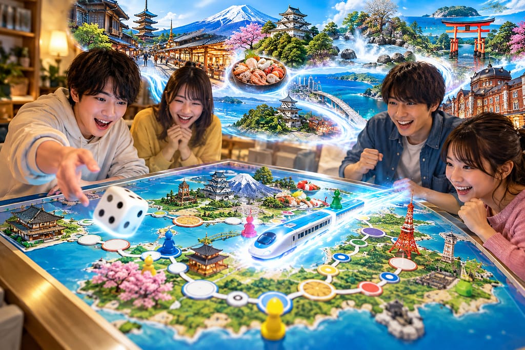 日本一周超特急すごろくを現代XR技術で再解釈したコンセプト