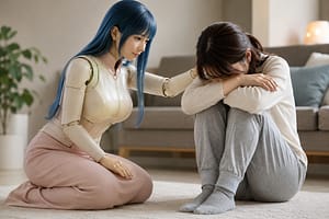 いたわりロボットを現代技術で再解釈したコンセプトイメージ(未生成)