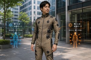 現代技術で再解釈した自動温度調整スーツのコンセプト