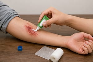 どんなきずでもすぐなおす薬