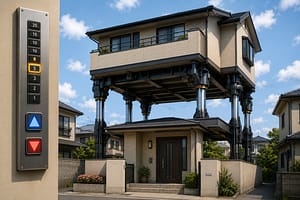 高層マンション化エレベーターの現代的コンセプト