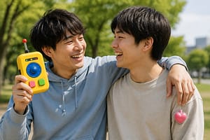 友情カプセルとコントローラーを現代技術として再解釈したコンセプト