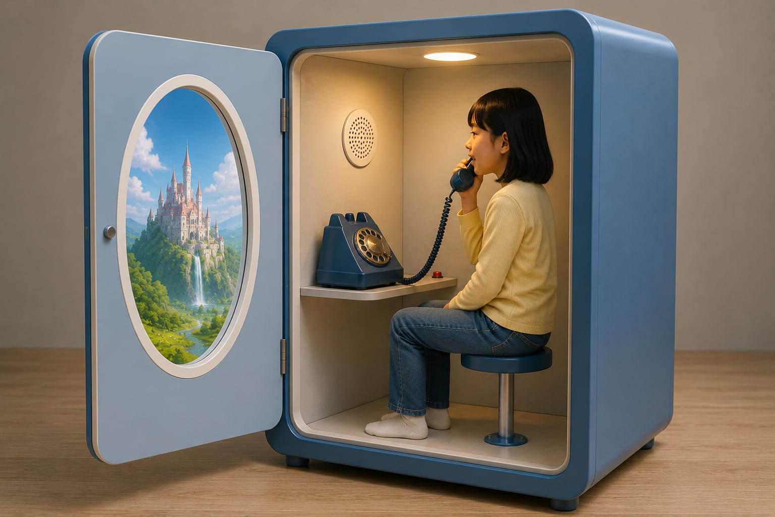 音声で仮定条件を入力し複数の仮想世界を生成する未来型シナリオシミュレーター