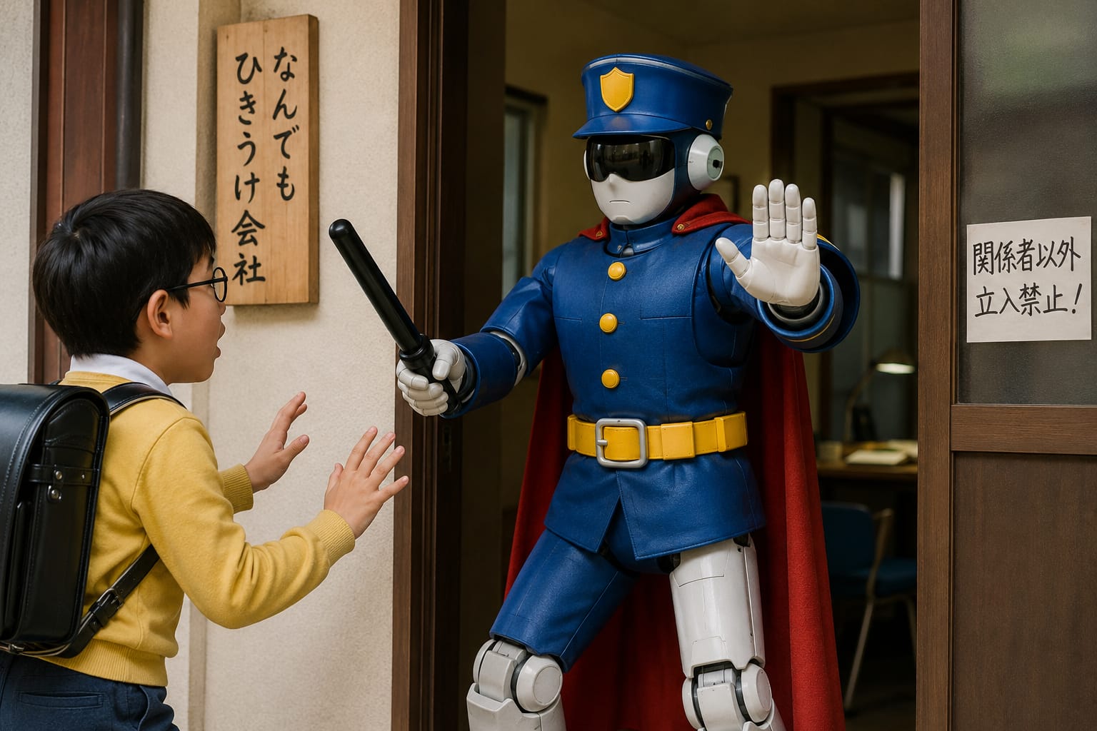現代の自律警備ロボットとして再解釈したガードマンロボット